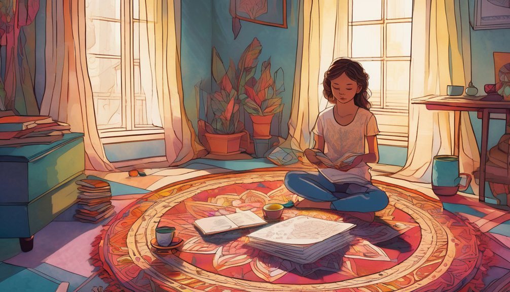 coloring as stress relief