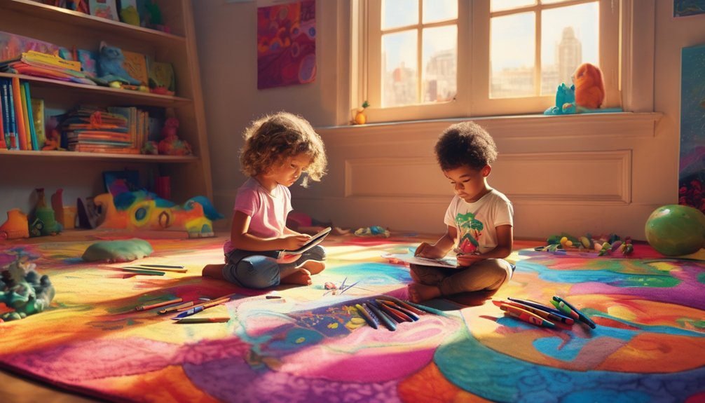 coloring books enhance development