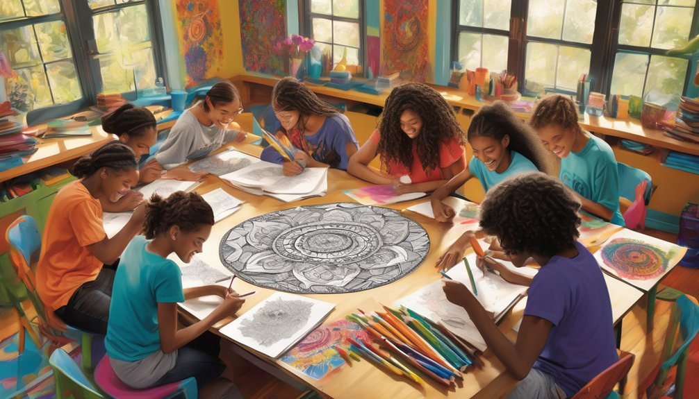 coloring boosts self esteem