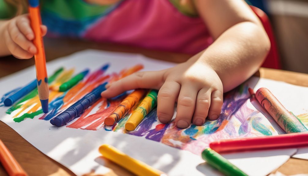 coloring boosts writing skills