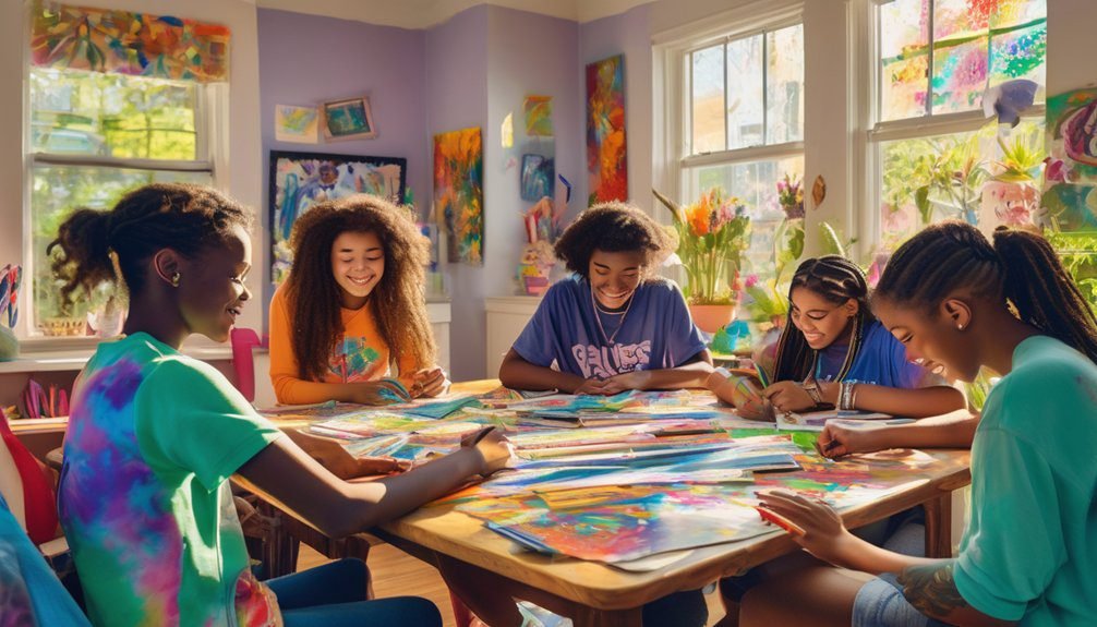 coloring enhances artistic skills