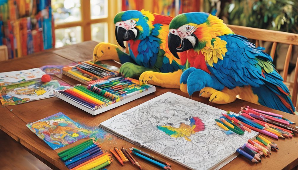 coloring enhances child development