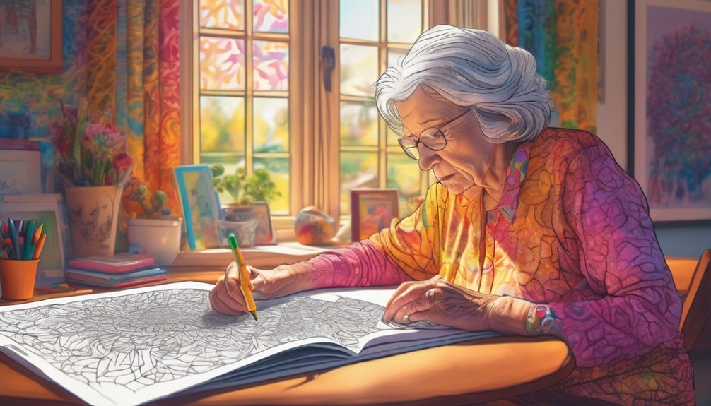 coloring enhances cognitive function