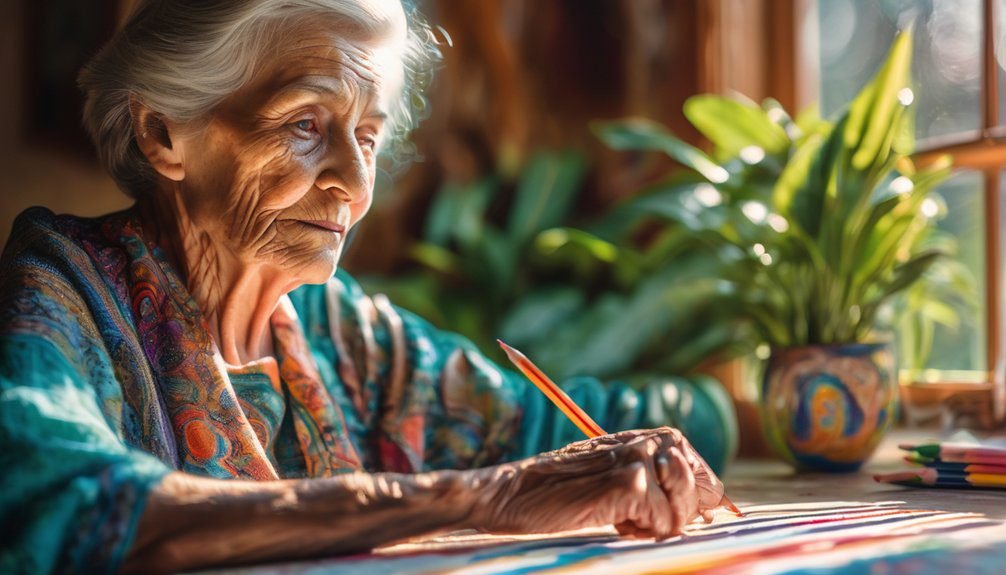 coloring enhances concentration skills