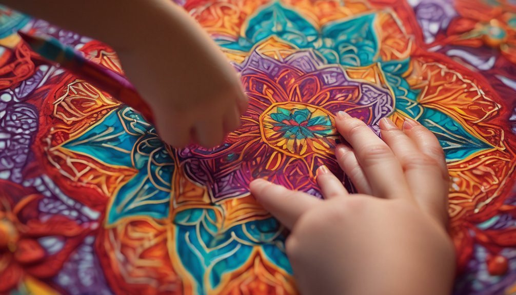 coloring enhances concentration skills