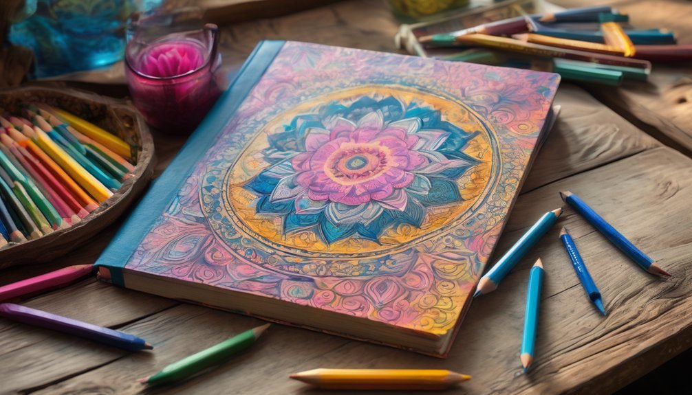 coloring enhances journaling experience