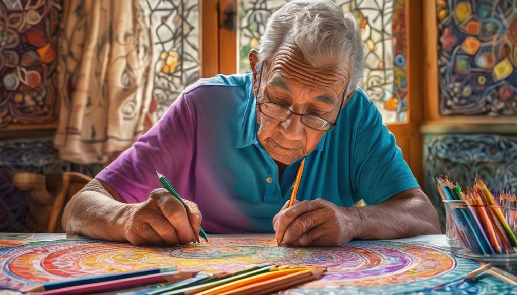 coloring enhances motor skills