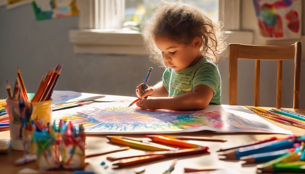 coloring enhances motor skills