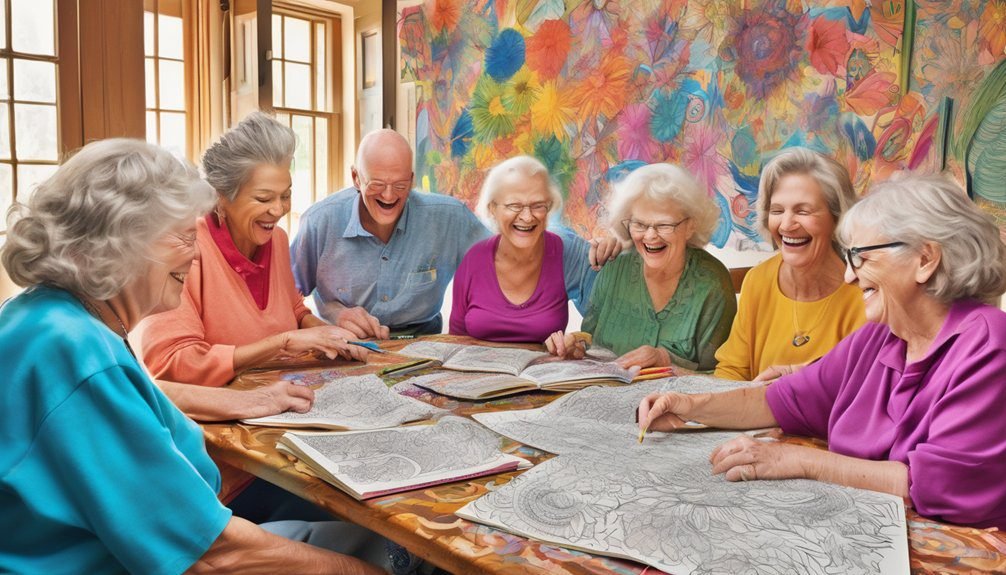 coloring enhances senior well being