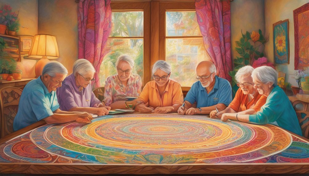 coloring for relaxation and expression