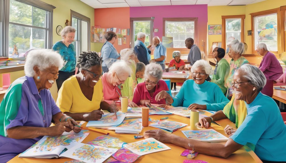 coloring for social engagement