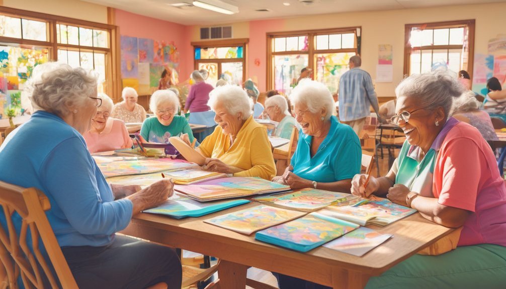 coloring fosters social connections