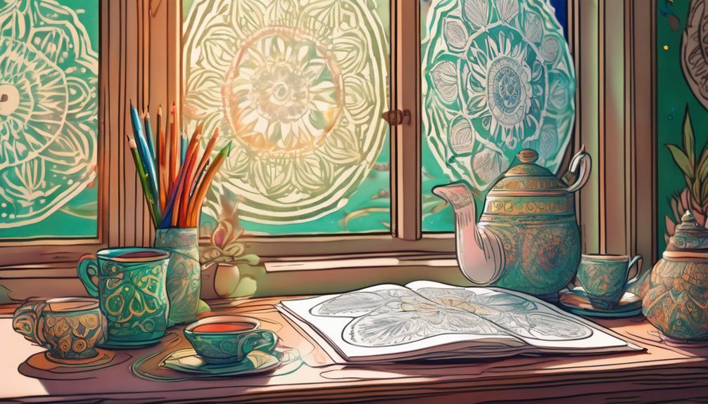 coloring in daily routine