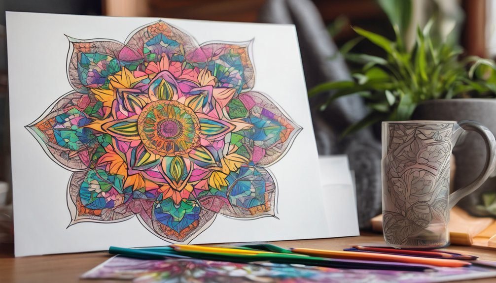 coloring promotes mental calm