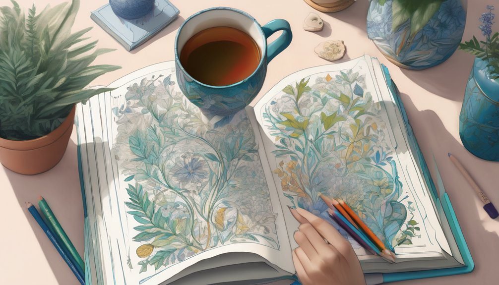 coloring promotes mental relaxation
