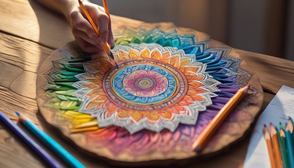 coloring promotes mindfulness meditation