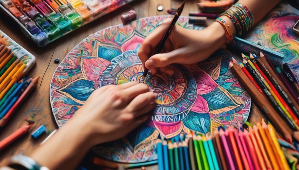 coloring promotes mindfulness over distraction
