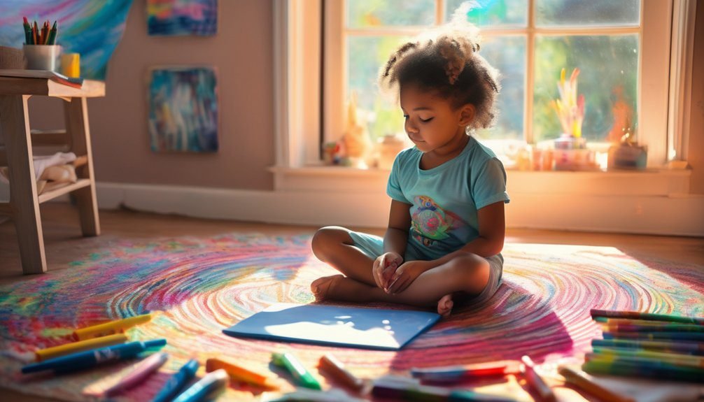 coloring reduces children s anxiety