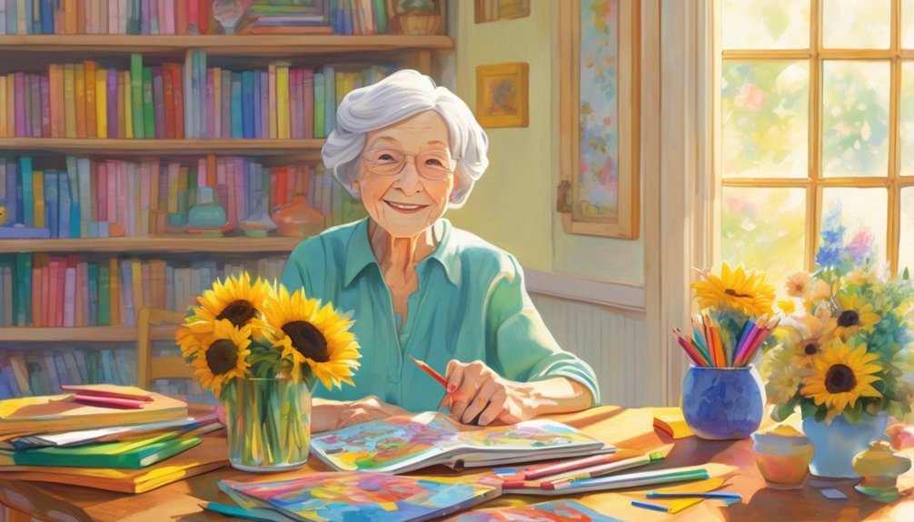 coloring reduces retirement stress