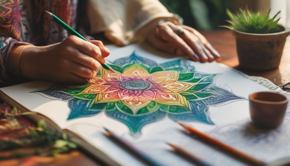 coloring reduces stress effectively