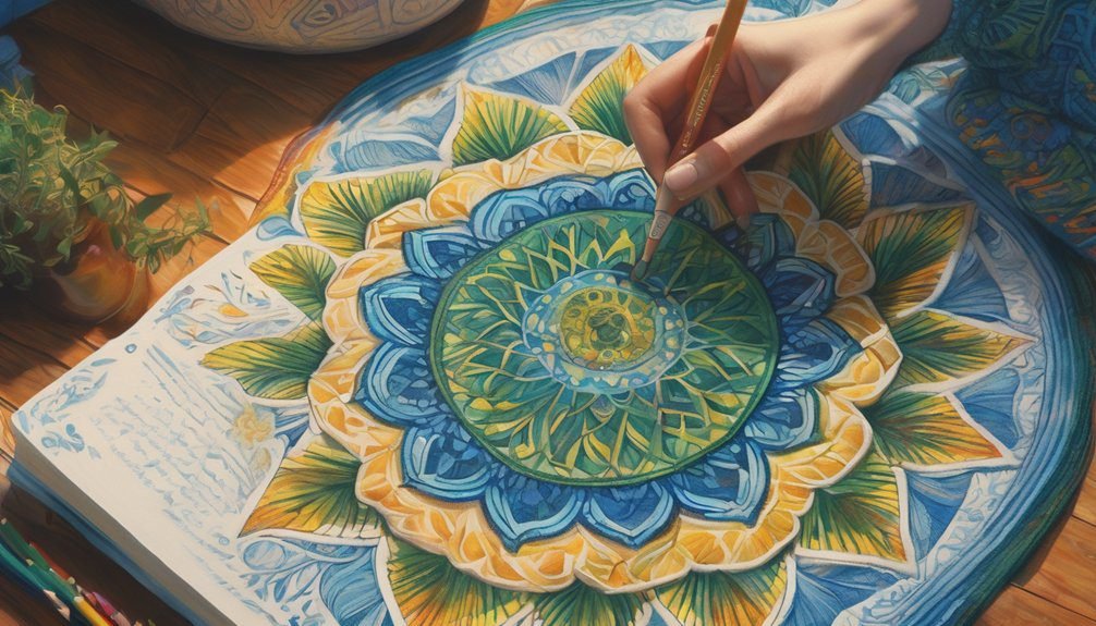 coloring reduces stress effectively