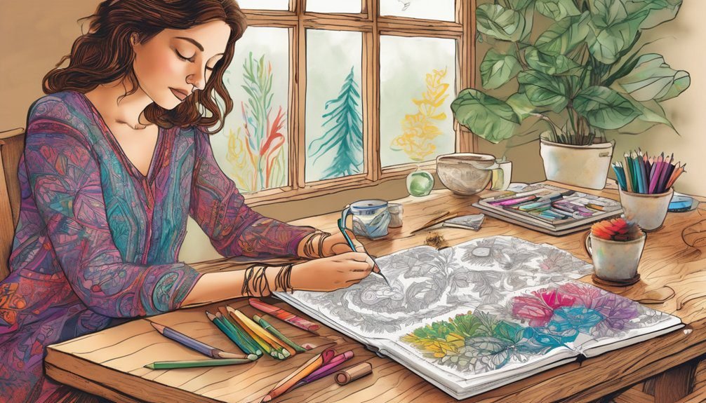 coloring reduces stress effectively