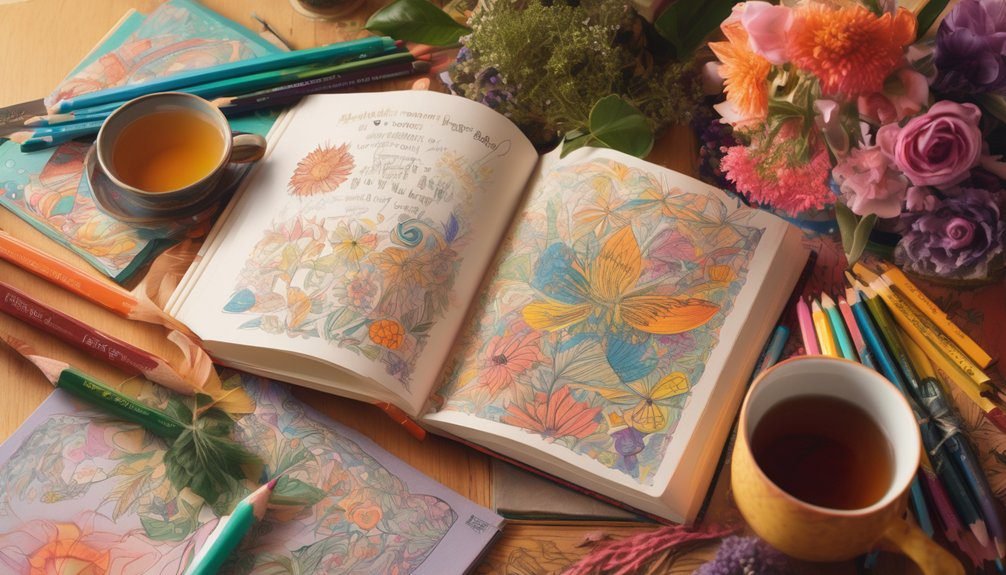 coloring with positive affirmations