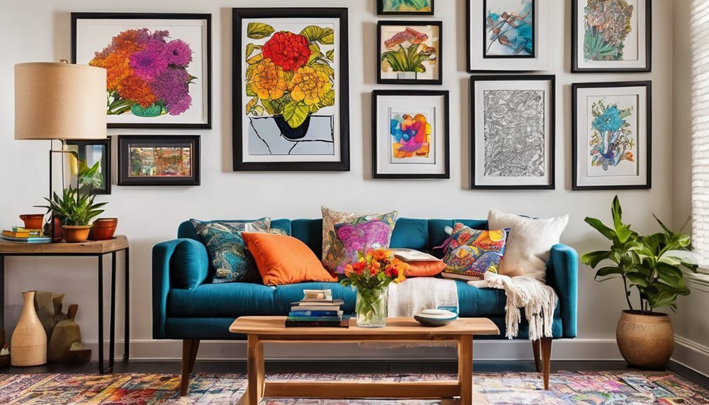 creative art display ideas