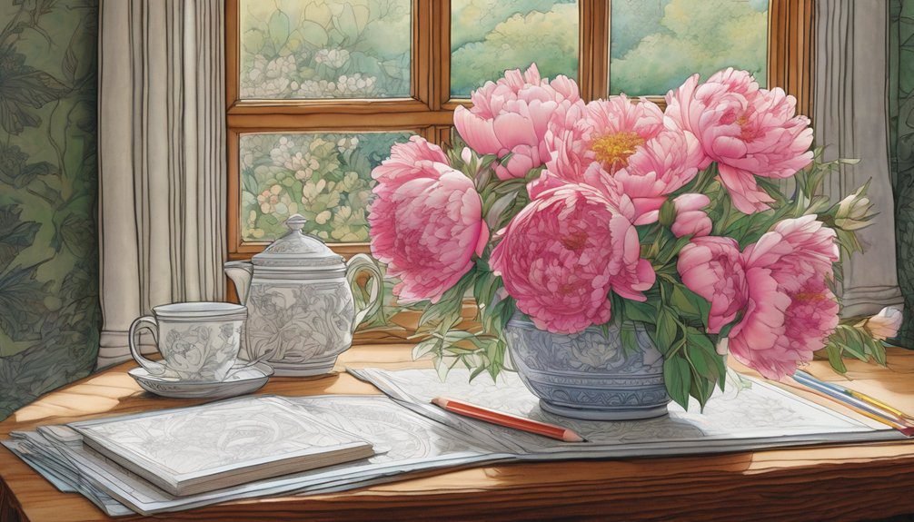 creative expression through coloring