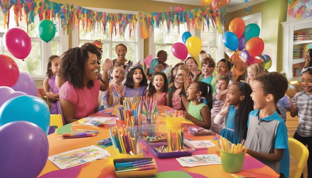 creative interactive coloring stations