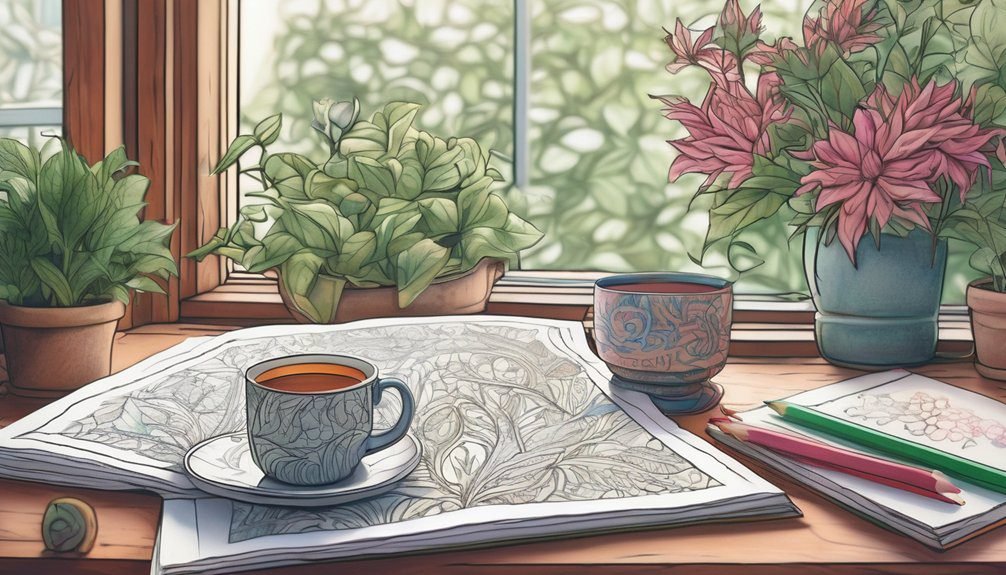 creative mindfulness through coloring