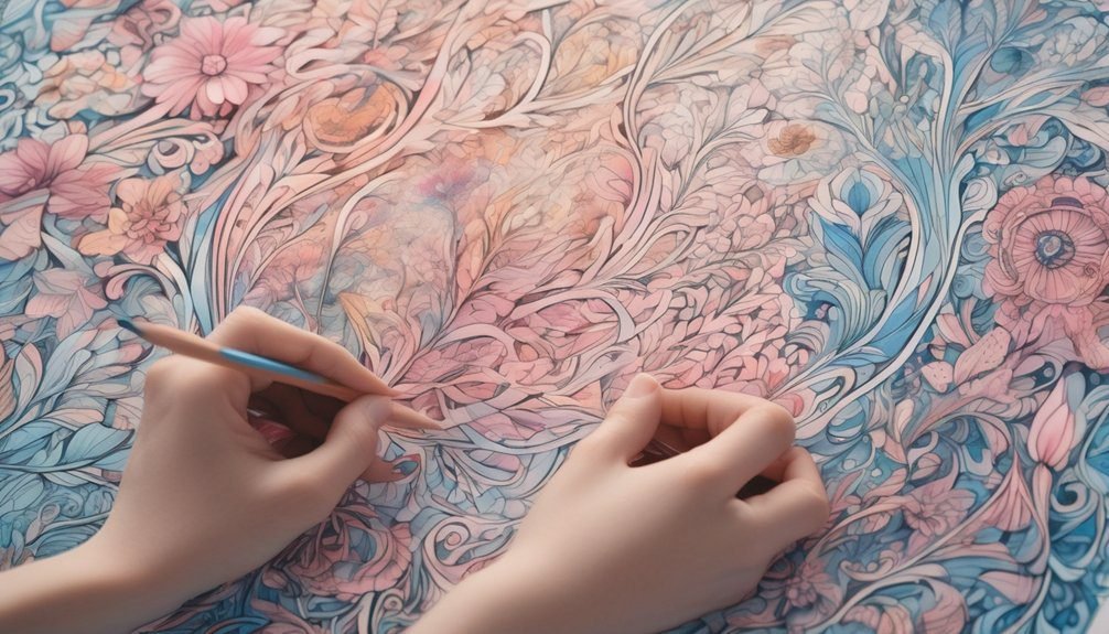 creativity fosters relaxation and calm