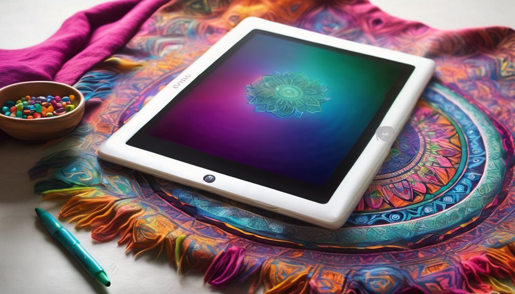 digital mandala coloring relaxation