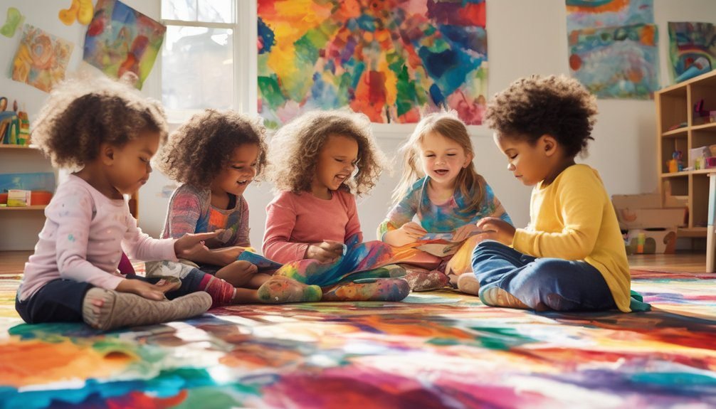 encouraging creative expression exploration