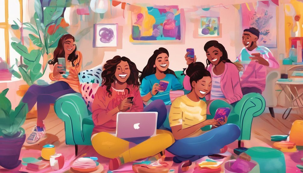 engaging virtual coloring party