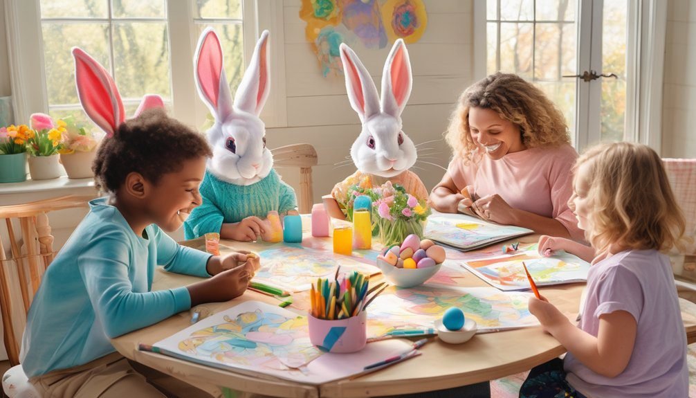 family coloring session plan