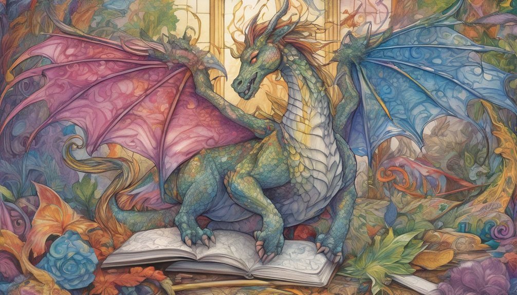 fantasy creature coloring adventure