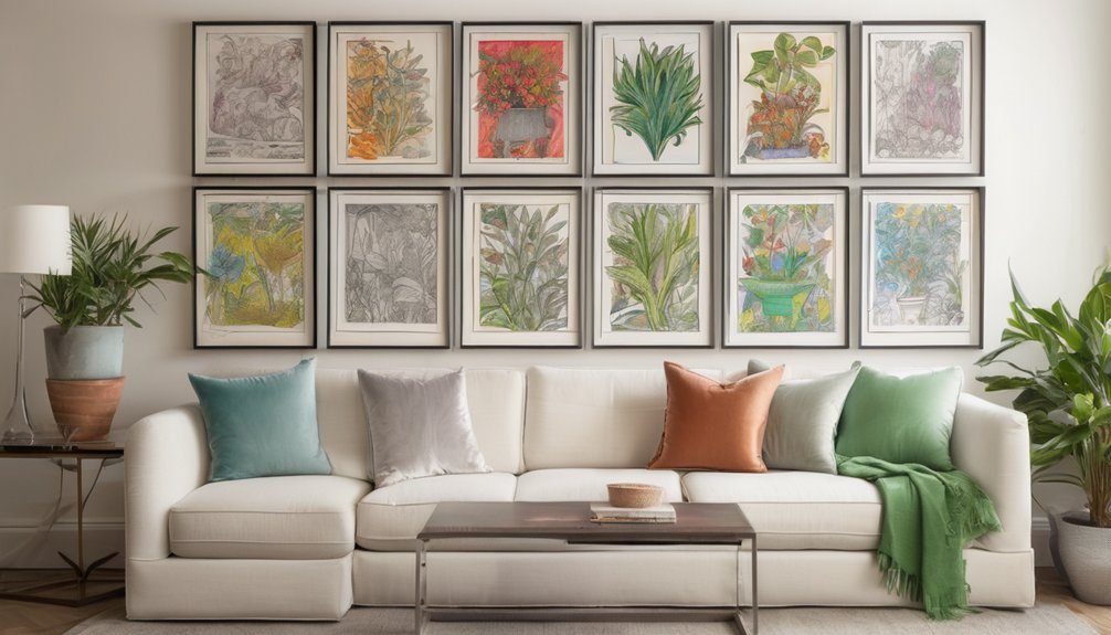 framing and displaying art