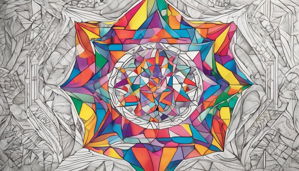 geometric coloring enhances cognition
