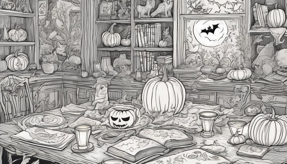 halloween coloring book fun