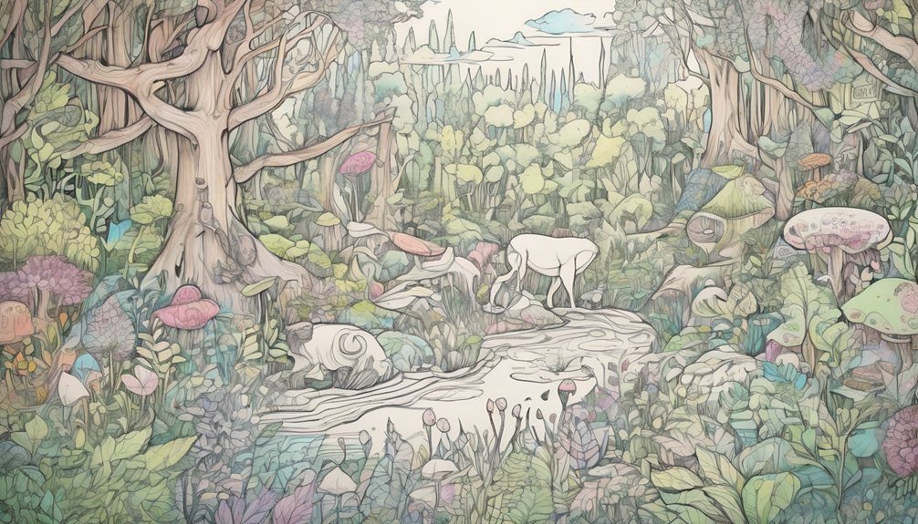 imaginative fantasy coloring books