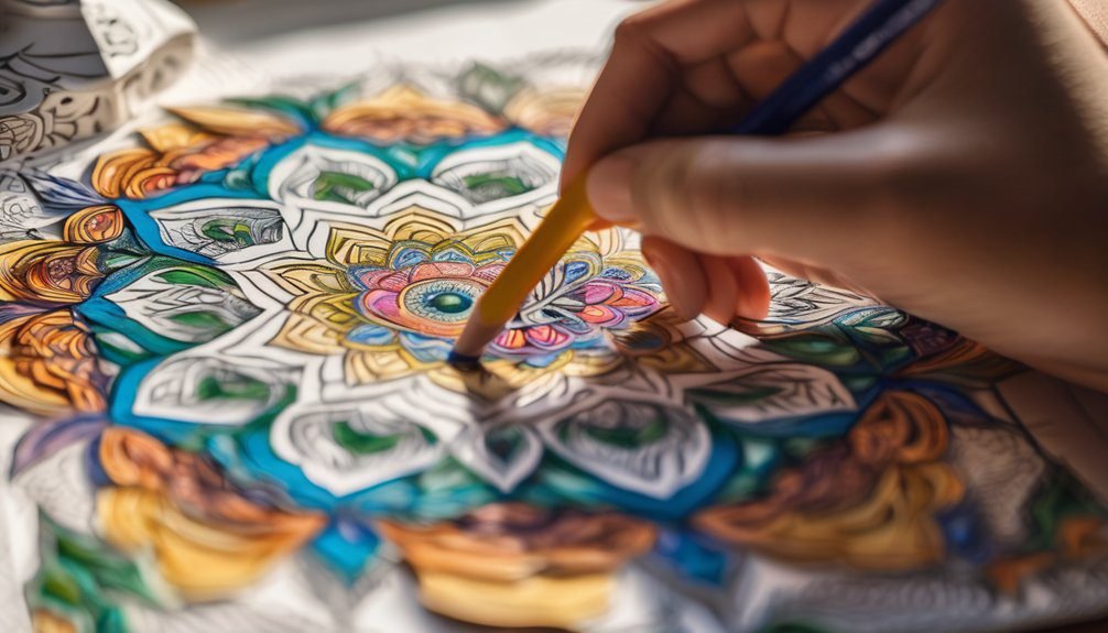 mindful coloring for well being