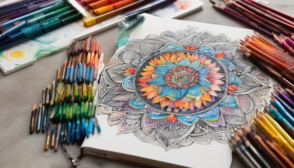 mindful coloring material selection