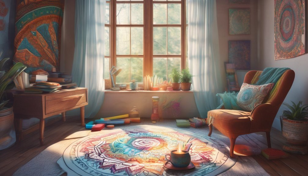 mindful creativity for relaxation