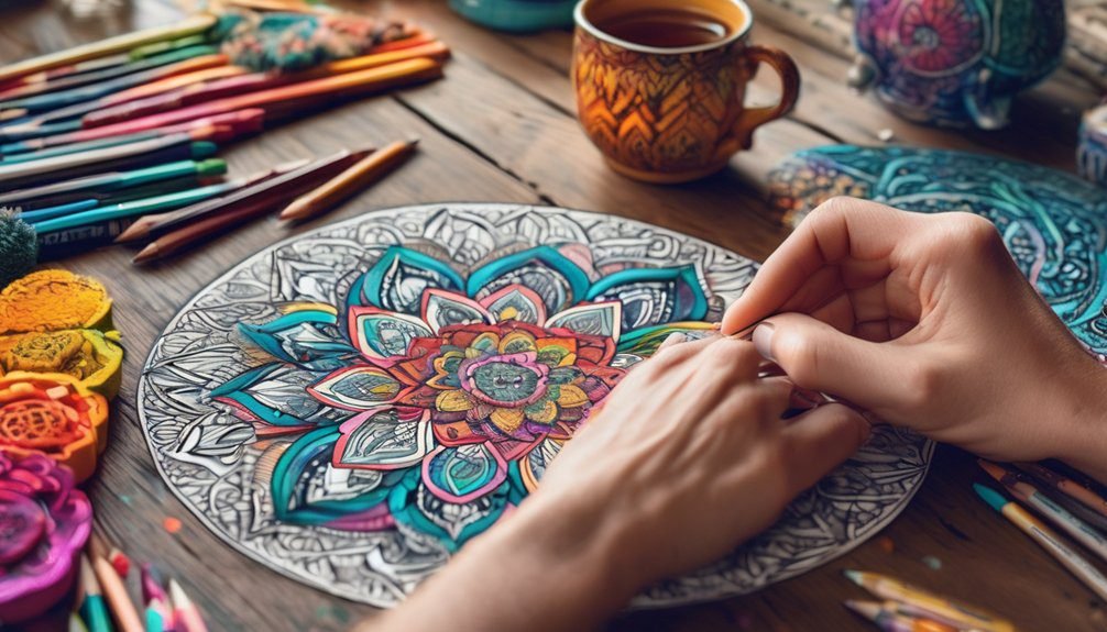 mindfulness through coloring benefits