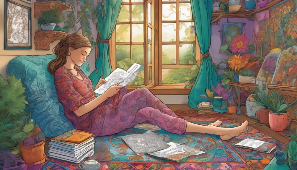 mindfulness through creative coloring