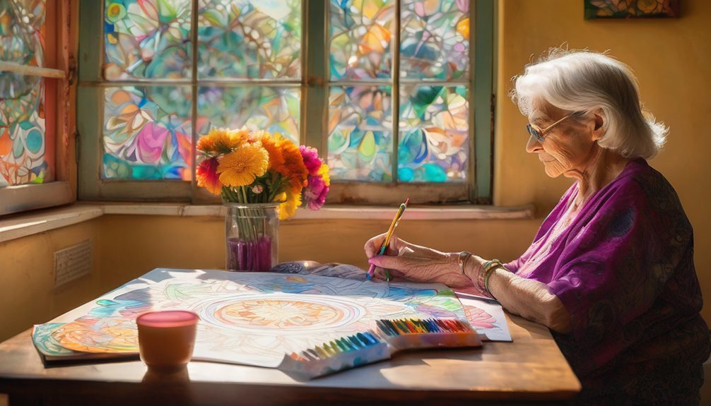mindfulness through creative coloring