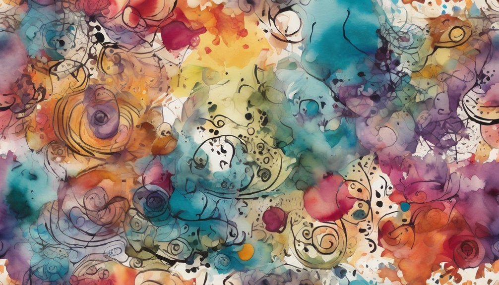 mixed media for depth