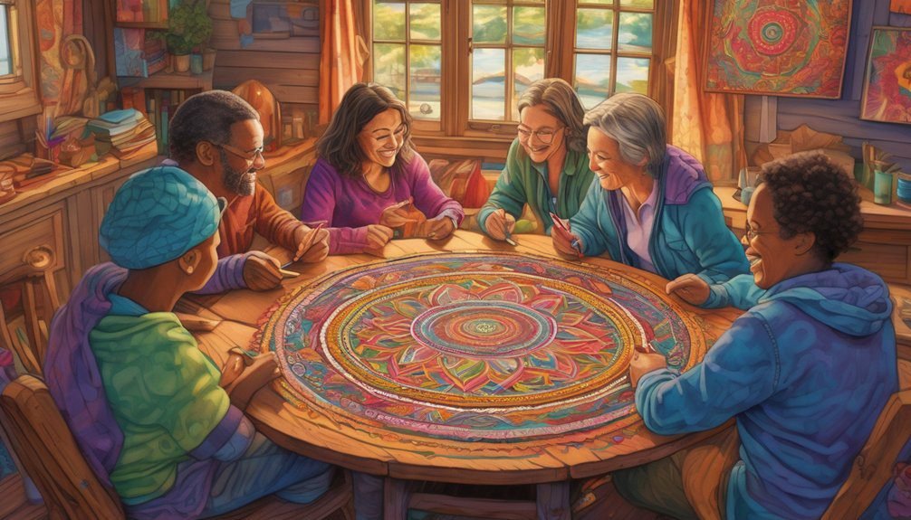 nostalgia through creative coloring