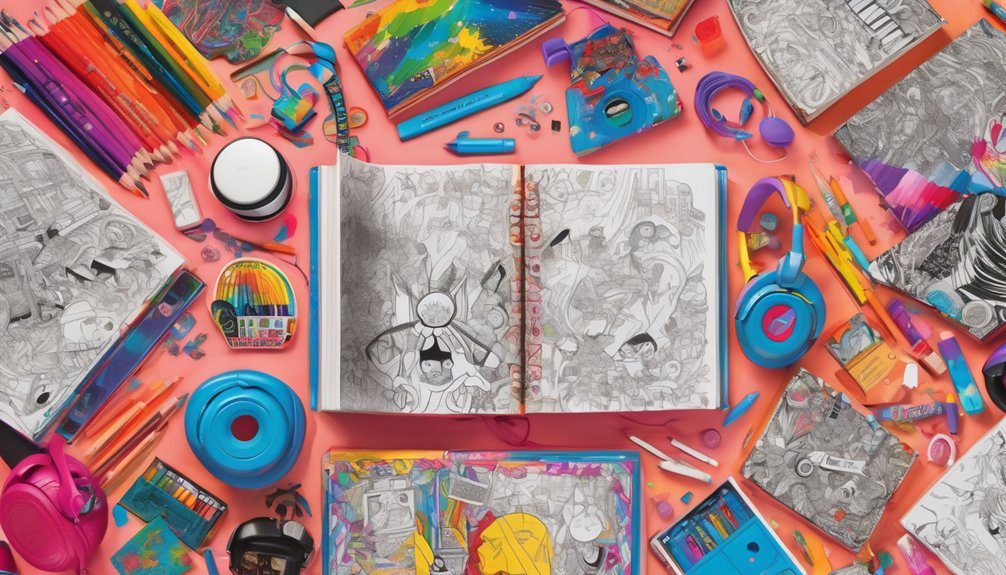 pop culture coloring books